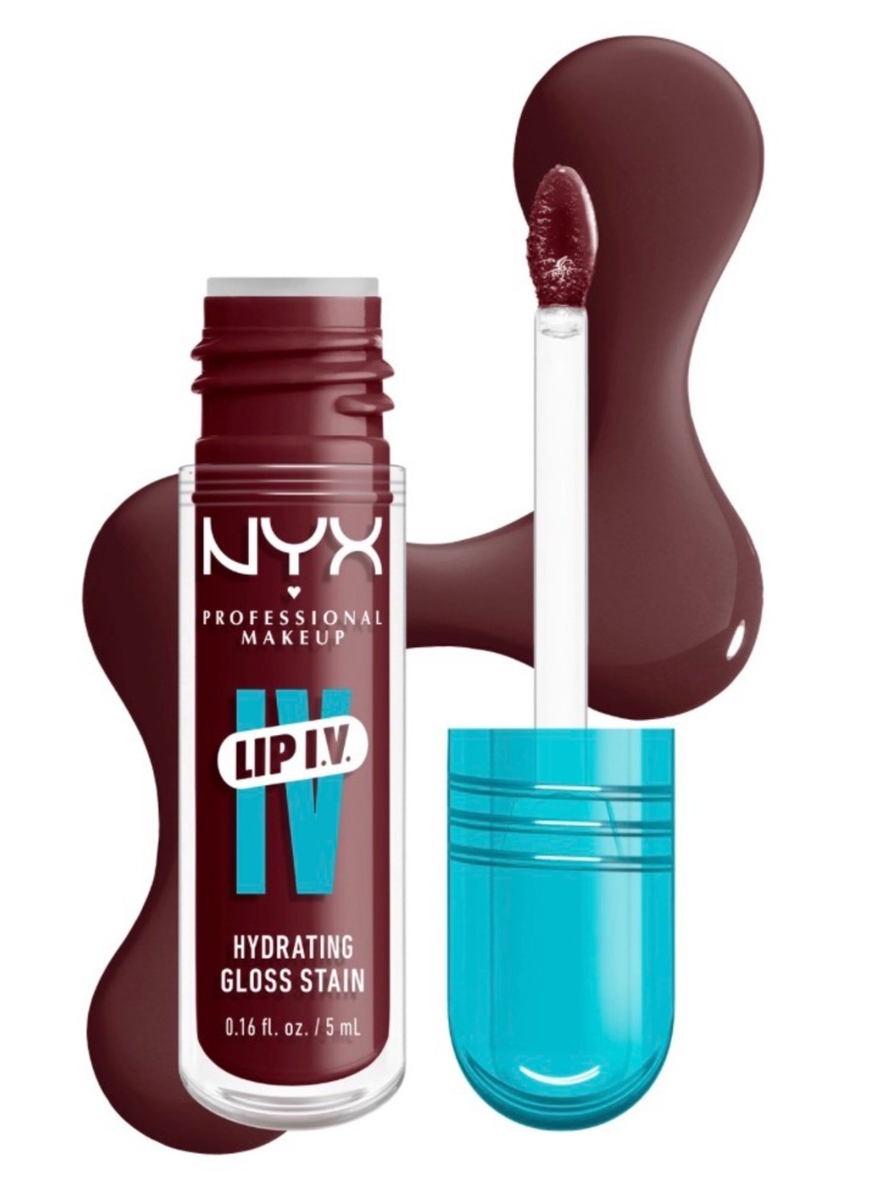 BUY NOW NYX Lip I.V. Hydrating Lip Gloss Stain - Mauve N’ Moist